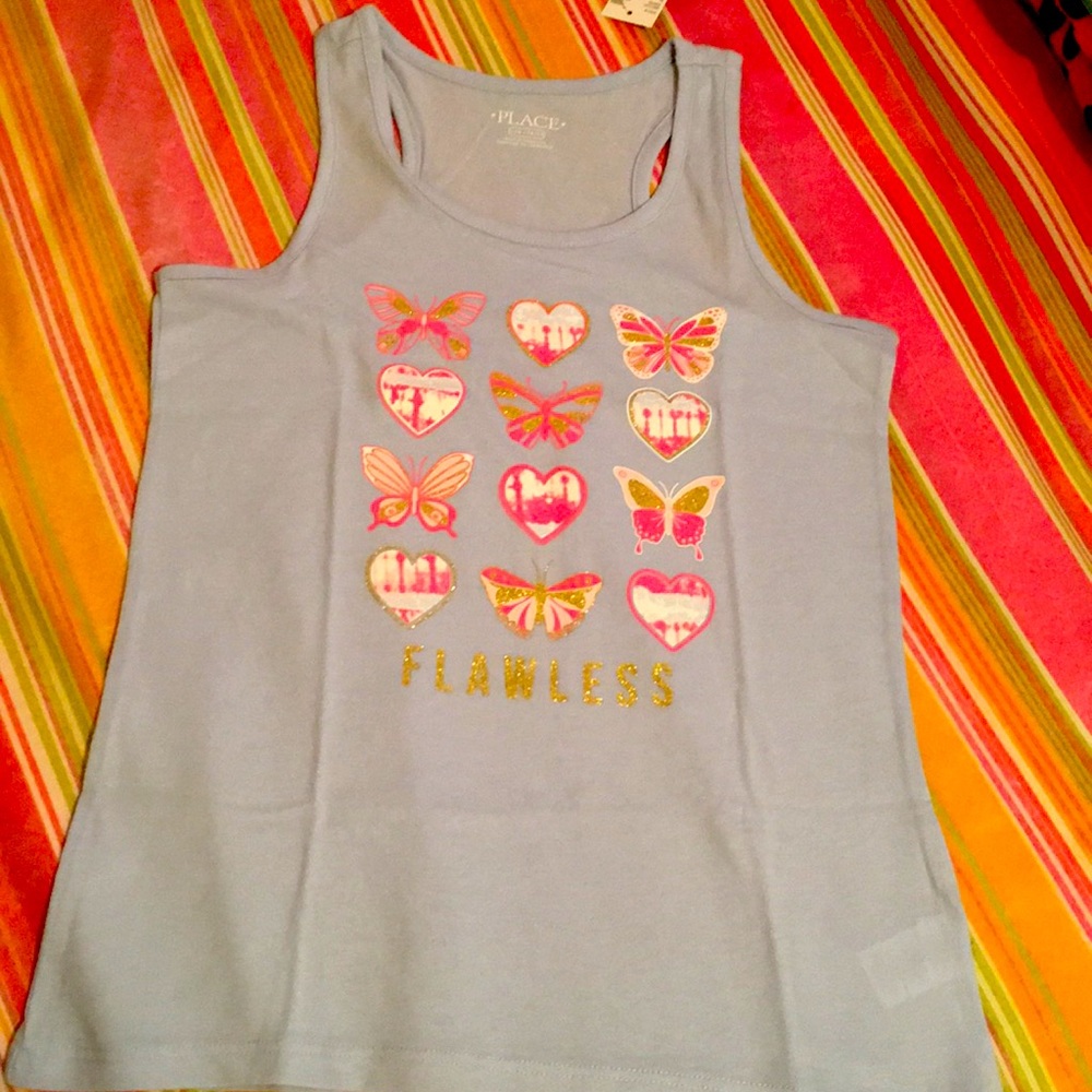 Girls racer back tank top